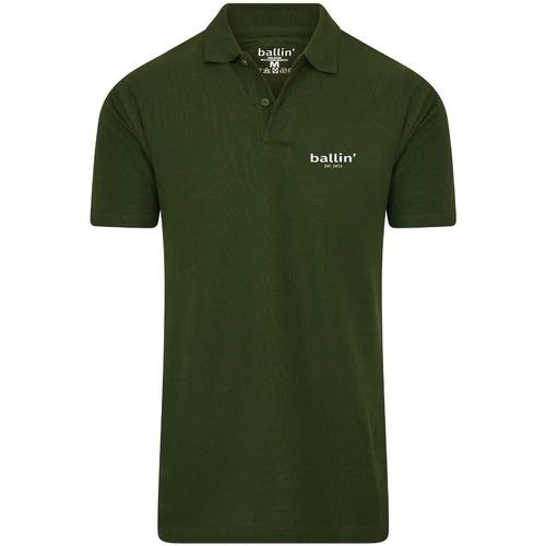 Textil Homem Army Camouflage Shirt Ballin Est. 2013 Basic Polo Verde