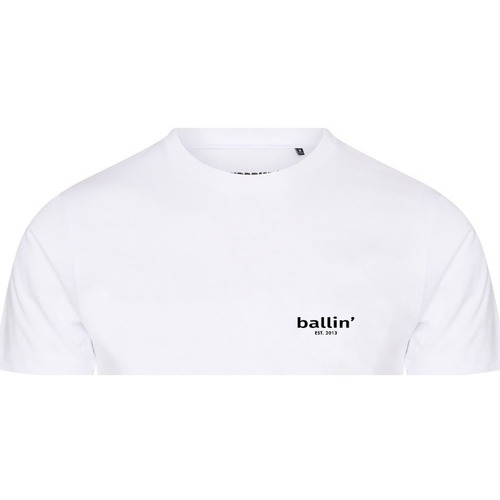 Textil Homem T-Shirt mangas curtas Ballin Est. 2013 Aceitar tudo e fechar Branco