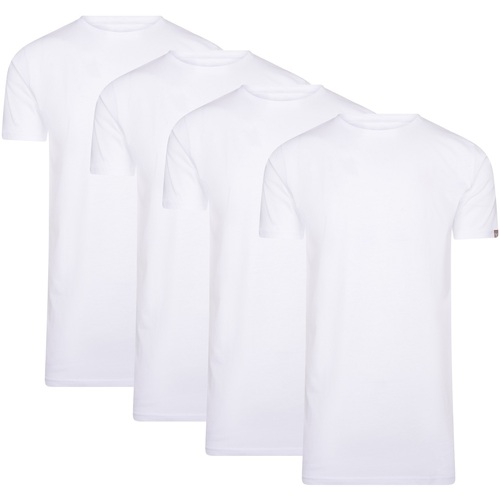 Textil Homem stickad hoodie med logotypmärke Cappuccino Italia 4-Pack T-shirts rainbow Branco