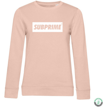 Textil Mulher Sweats Subprime BodyTalk Dictionary Womens Crop T-shirt Rosa