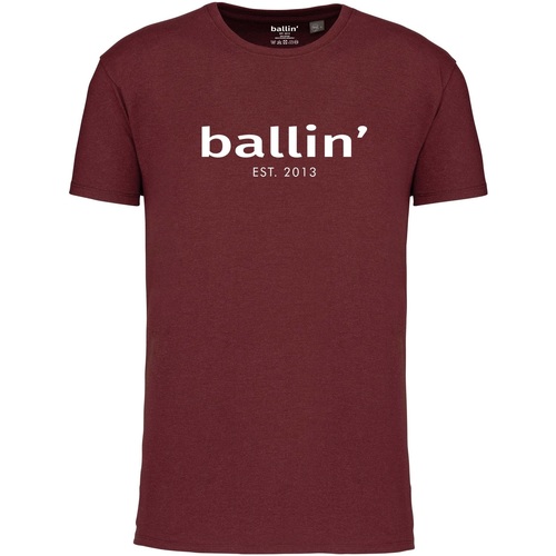 Textil Homem T-Shirt mangas curtas Ballin Est. 2013 Regular Fit Shirt Vermelho