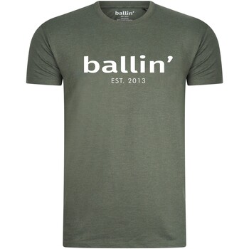 Textil Homem T-Shirt mangas curtas Ballin Est. 2013 Regular Fit Shirt Verde