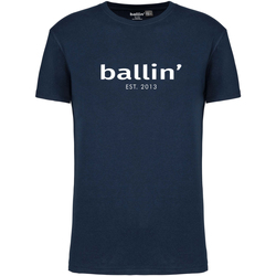 Textil Homem T-Shirt mangas curtas Ballin Est. 2013 Regular Fit Shirt Azul