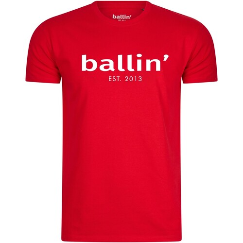 Textil Homem T-Shirt mangas curtas Ballin Est. 2013 Todos os sapatos de senhora Vermelho