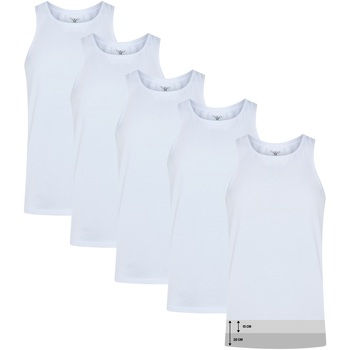Textil Homem T-Shirt mangas curtas Cappuccino Italia 5-Pack Onderhemd Branco