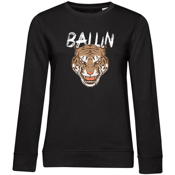 Textil Mulher Sweats Ballin Est. 2013 Tiger Sweater Preto