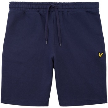 Textil Homem Shorts / Bermudas Lyle & Scott Sweat Short Azul
