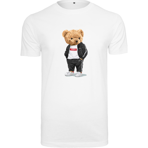 Textil Homem T-Shirt mangas curtas Senses & Shoes Bear Tracksuit Tee Branco