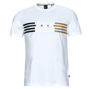 Textil Homem T-Shirt mangas curtas BOSS Tiburt 332 Branco