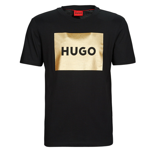 Textil Homem Precisa de ajuda HUGO Dulive_G Preto / Ouro