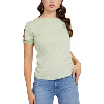 Textil Mulher T-shirts e Pólos Guess W2GI11 K46D1 Verde