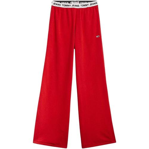 Textil Mulher Calças Tommy Jeans  Vermelho