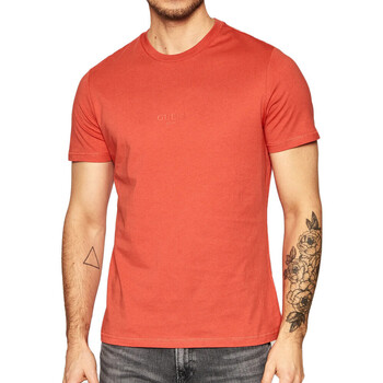 Textil Homem T-shirts e Pólos Guess  Vermelho