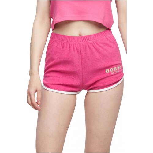 Textil Mulher Shorts / Bermudas Guess E1GD06 SG00M Rosa