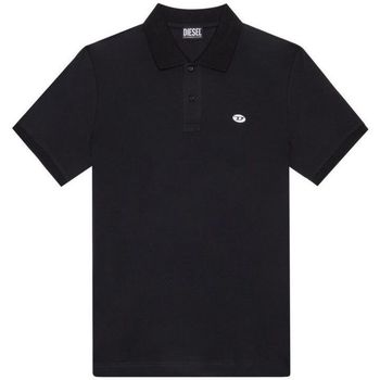 Textil Homem T-shirts e Pólos Diesel A03820 0CATI T-SMITH-DOVAL-PJ-9XX BLACK Preto