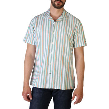 Textil Homem Camisas mangas comprida Tommy Hilfiger - mw0mw18372 Branco