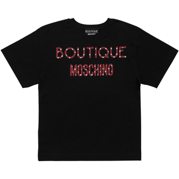 Textil Mulher T-shirts e Pólos Moschino  Preto