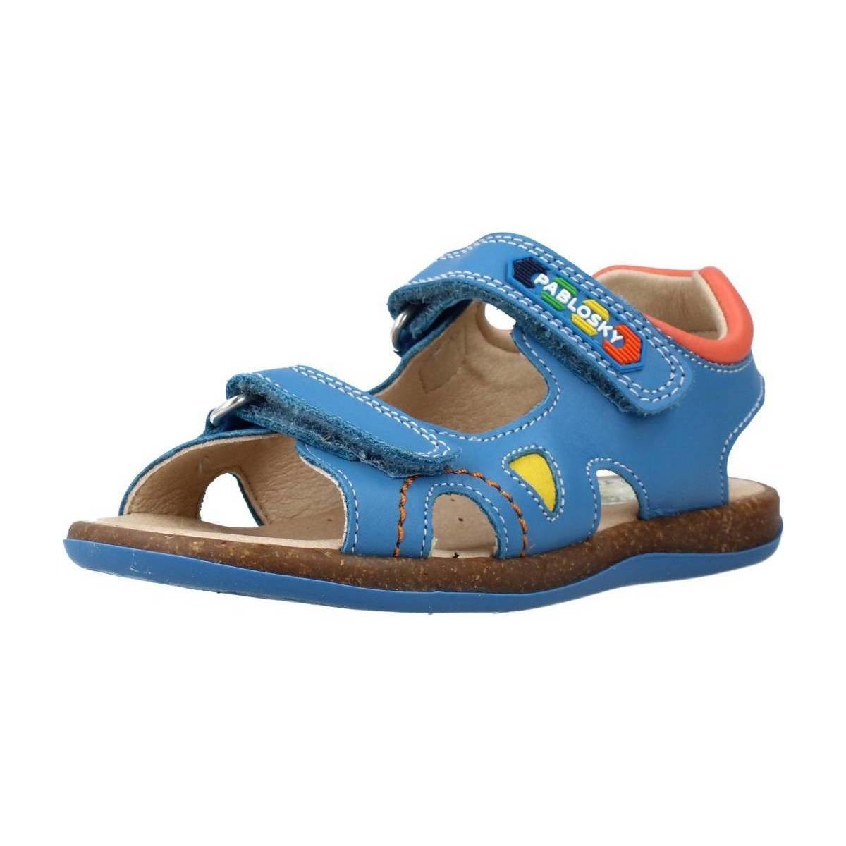 Sapatos Rapaz Sandálias Pablosky 017011 Azul