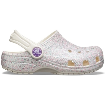 Sapatos Criança Sapatilhas Crocs Sandálias Criança Classic Glitter - Oyster Rosa