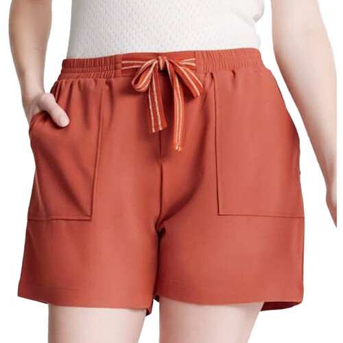 Textil Mulher Shorts / Bermudas TBS  Vermelho