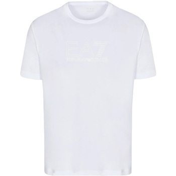 Textil Homem T-shirts e Pólos Ea7 Emporio Armani 3LPT81 PJM9Z Branco