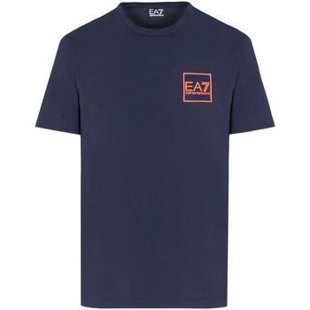 Textil Homem T-shirts e Pólos Ea7 Emporio Armani 3LPT52 PJ03Z Azul