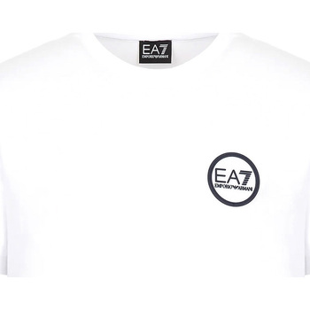 Textil Homem T-shirts e Pólos Ea7 Emporio Armani 3LPT13 PJ5MZ Branco