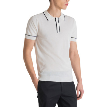 Textil Homem T-shirts e Pólos Antony Morato MMSW01263 YA100062 Branco