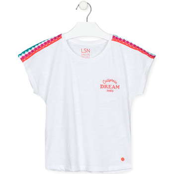 Textil Criança T-shirts e Pólos Losan 21G-1000AL Branco