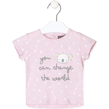 Textil Criança T-shirts e Pólos Losan 218-1012AL Rosa