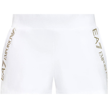 Textil Mulher Shorts / Bermudas Ea7 Emporio Armani 3LTS54 TJCQZ Branco