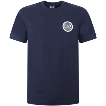 Textil Homem T-shirts e Pólos Ea7 Emporio Armani 3LPT13 PJ5MZ Azul