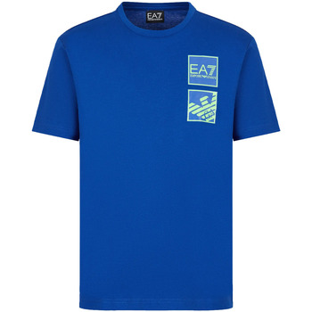 Textil Homem T-shirts e Pólos Ea7 Emporio Armani 3LPT51 PJ02Z Azul