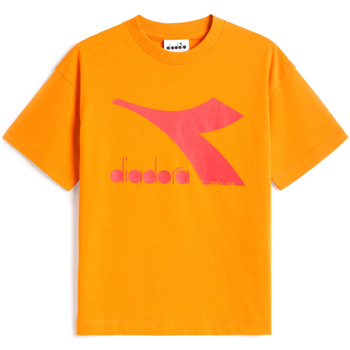 Textil Criança T-shirts e Pólos Diadora 102178266 Laranja