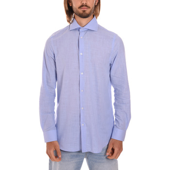 Textil Homem Camisas mangas comprida Egon Von Furstenberg 22C002 Azul