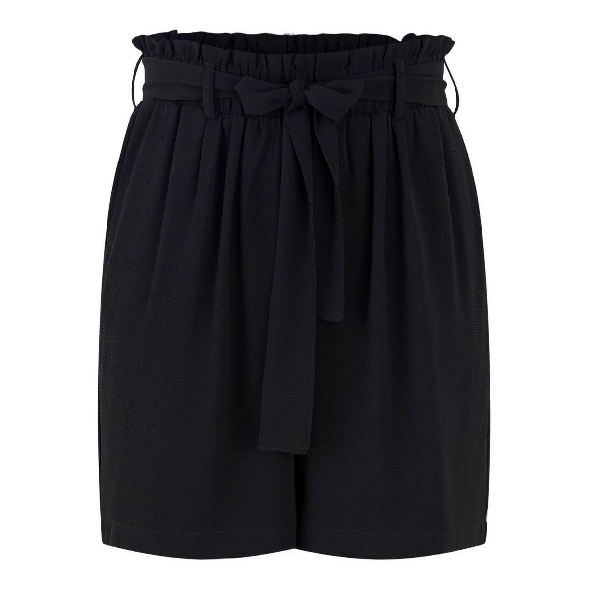Textil Mulher Shorts / Bermudas Pieces 17103514 VERT-BLACK Preto