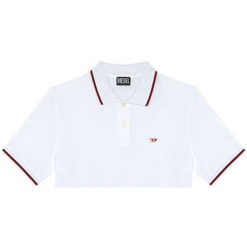 Textil Homem T-shirts e Pólos Diesel A03838 0MXZA T-SMITH-D-100 Branco