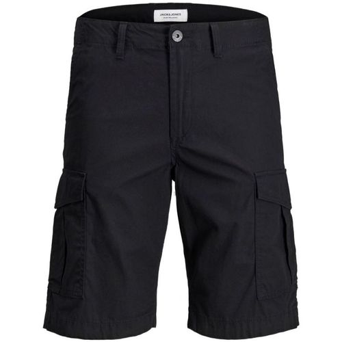 Textil Rapaz Shorts / Bermudas Emporio Armani EA7 12212396 CHARLIE-BLACK Preto