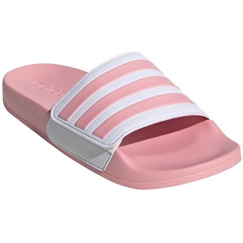 Sapatos Mulher Sapatos aquáticos adidas Originals Adilette Branco, Cor-de-rosa