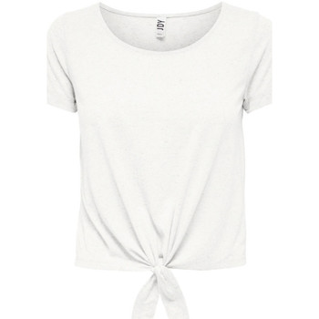 Textil Mulher T-Shirt mangas curtas JDY  Branco