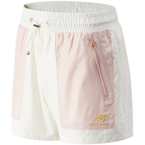 Textil Mulher Shorts / Bermudas New Balance  Rosa