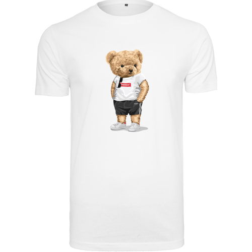 Textil Homem T-Shirt mangas curtas adidas Originals Sort sweatshirt med rund hals Bear Summer Vibe Tee Branco