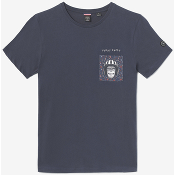 Textil Homem T-shirts e Pólos Gap Black Marvel Graphic T-Shirt Kids T-shirt LESIN Azul