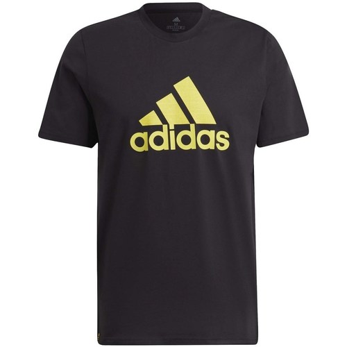 Textil Homem T-Shirt mangas curtas adidas Originals Messi Bos Tee Preto