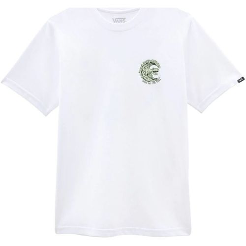 Textil Criança T-shirts e Pólos Vans Denim VN0A7SHTWHT1 -- GRADE-WHITE Branco