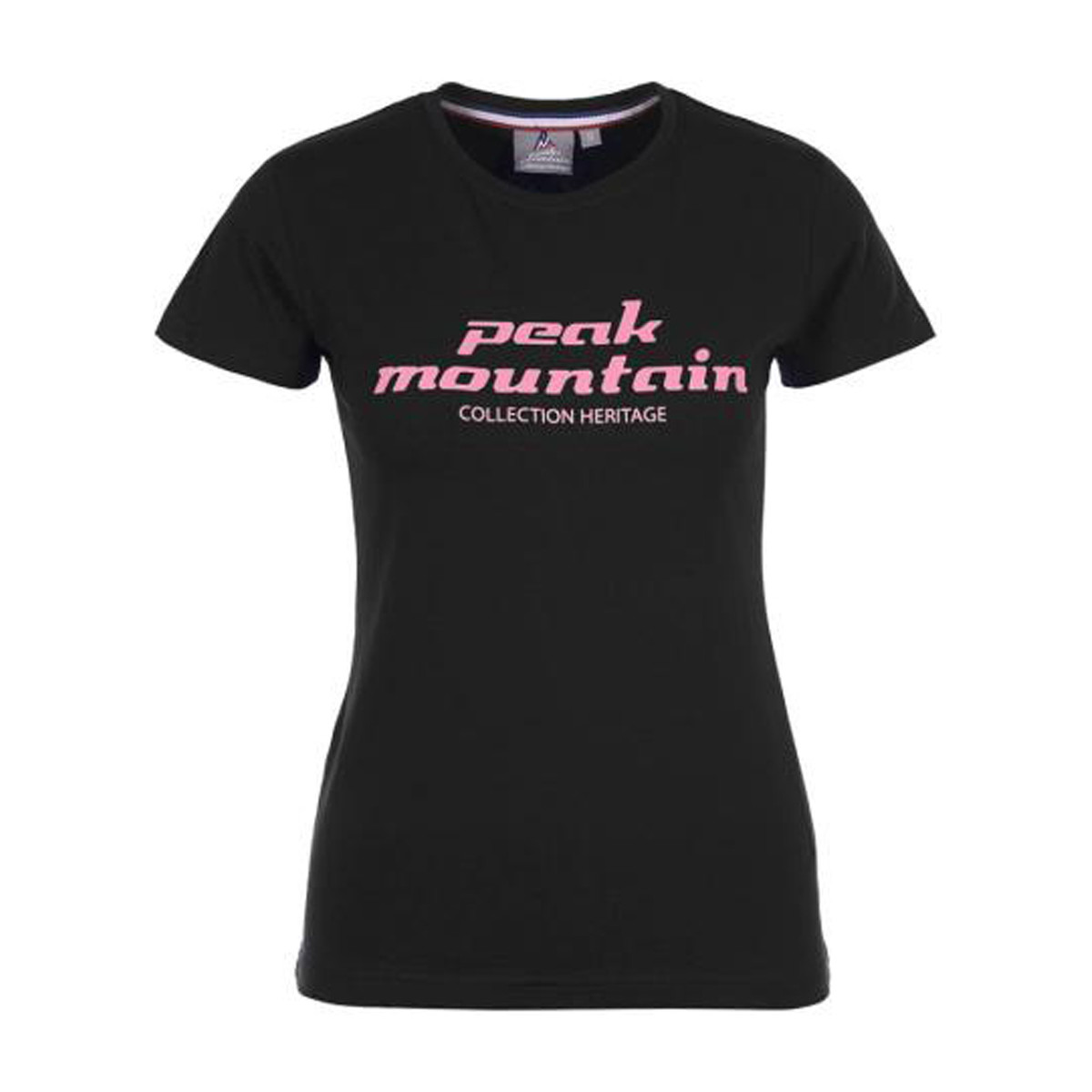 Textil Mulher T-Shirt mangas curtas Peak Mountain T-shirt manches courtes femme ACOSMO Preto
