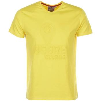 Textil Homem T-Shirt mangas curtas Degré Celsius T-shirt manches courtes homme CABOS Amarelo