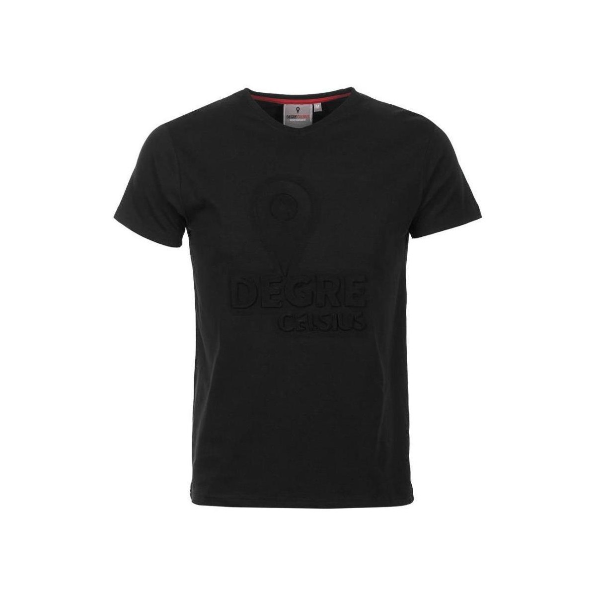Textil Homem T-Shirt mangas curtas Degré Celsius T-shirt manches courtes homme CABOS Preto