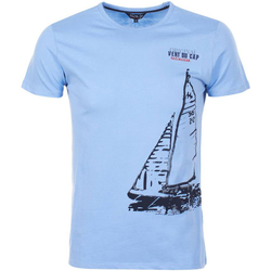 Textil Homem T-Shirt mangas curtas Vent Du Cap UnTrucker T-shirt manches courtes homme CADRIO Azul
