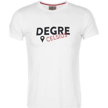 Textil Homem T-Shirt mangas curtas Degré Celsius T-shirt manches courtes homme CALOGO Branco